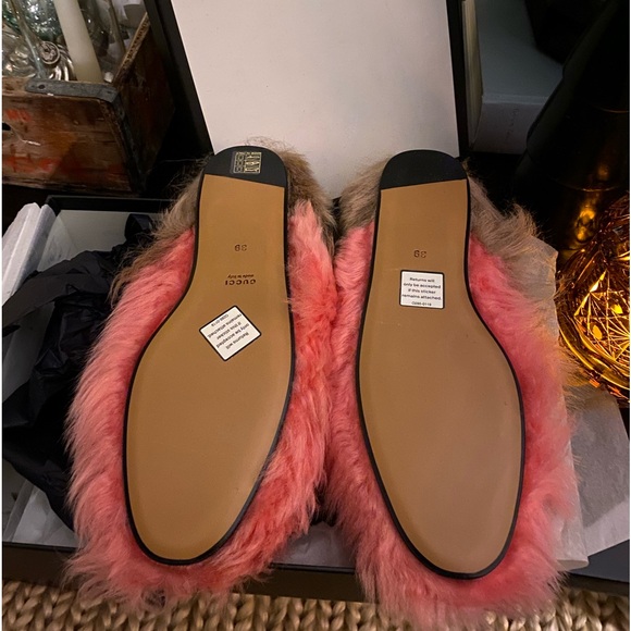 Gucci Princetown Merino Wool Slides. Size 39 NWT - Picture 5 of 9